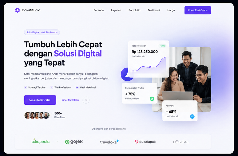 Landing Page Penjualan