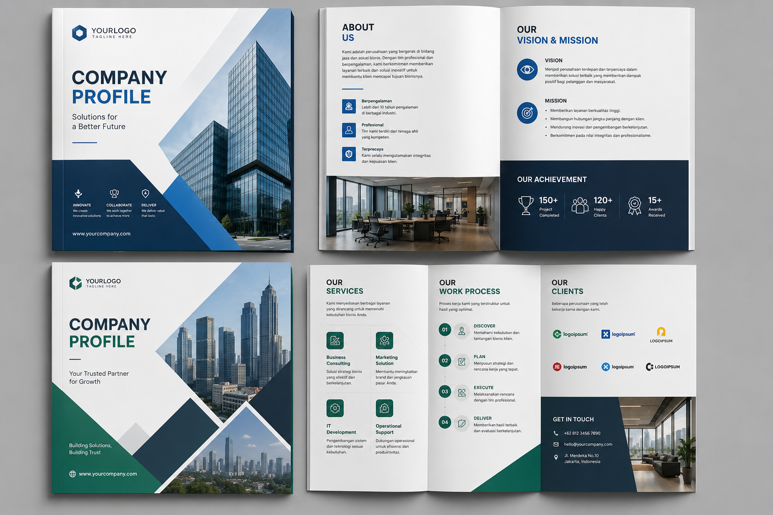 Contoh Desain Company Profile 2