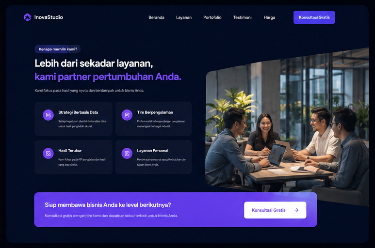 Contoh Landing Page Penjualan 2