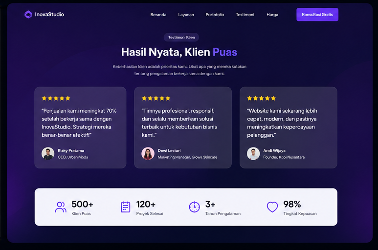 Contoh Landing Page Penjualan 3