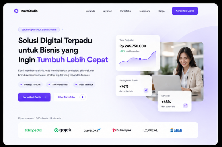 Contoh Landing Page Penjualan 4