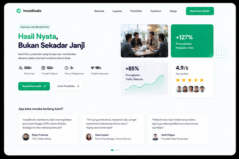 Contoh Landing Page Penjualan 7