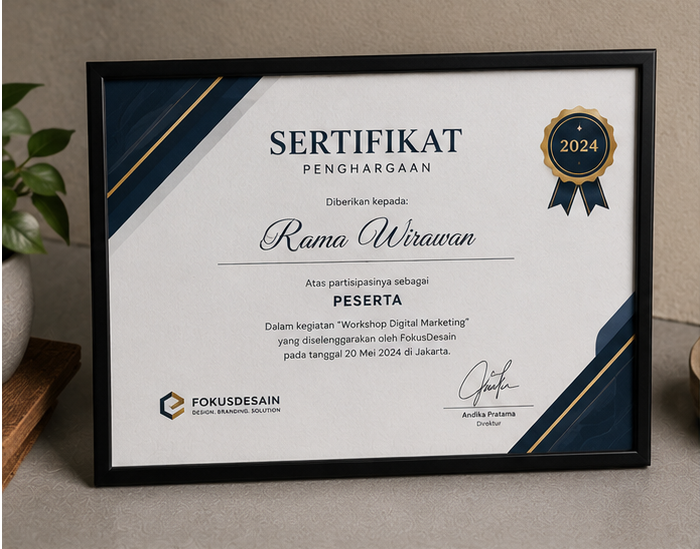 Contoh Sertifikat 1