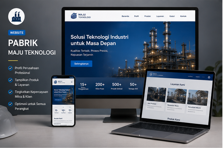 Contoh Website Company Profile 3