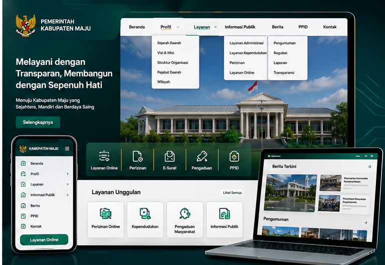 Contoh Website Company Profile 4