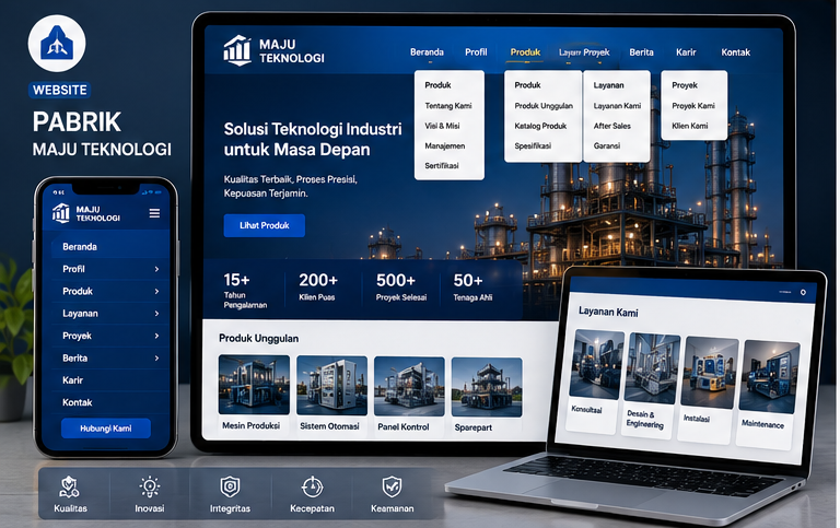 Contoh Website Company Profile 6