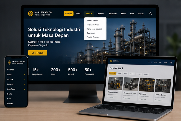 Contoh Website Company Profile 10