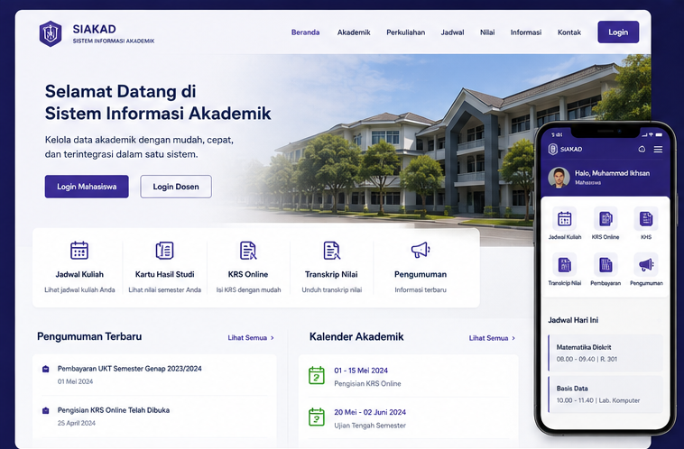 Contoh Website Sekolah 3