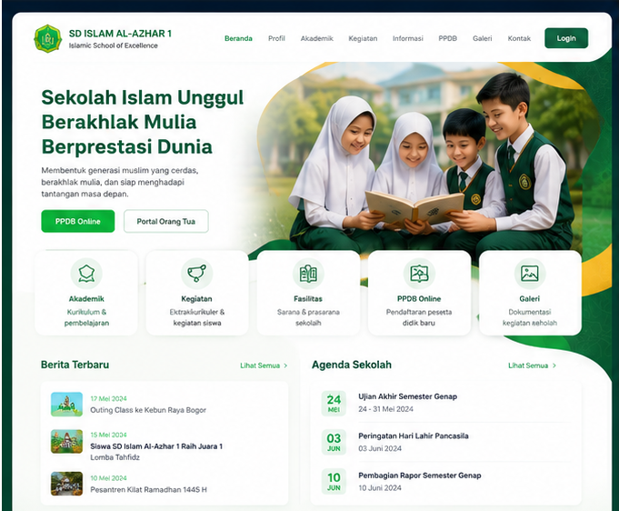 Contoh Website Sekolah 7