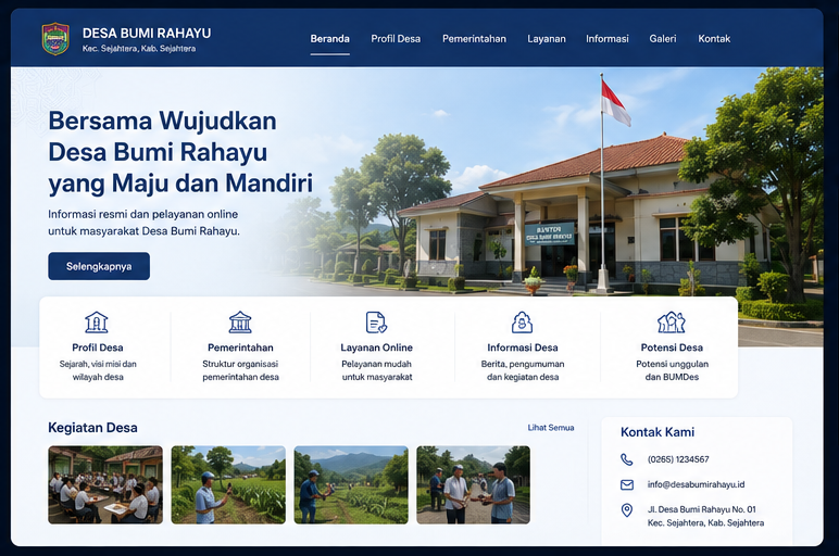 Contoh Website Desa 3