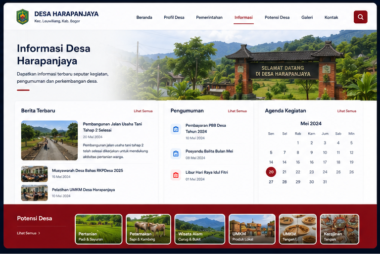 Contoh Website Desa 6