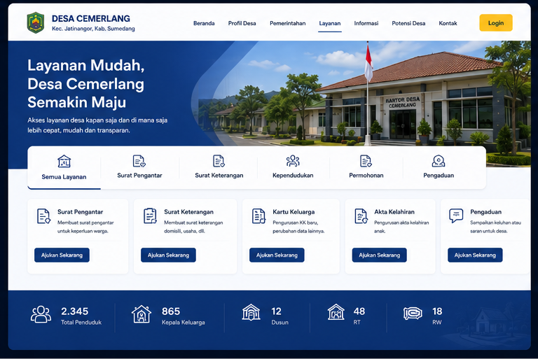 Contoh Website UMKM 1