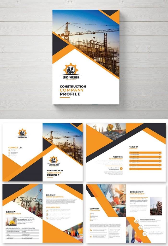 Contoh Desain Company Profile 5