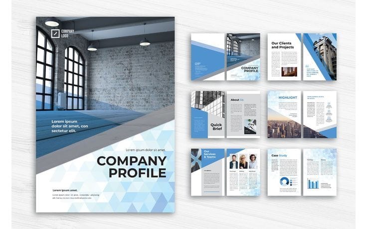Contoh Desain Company Profile 7