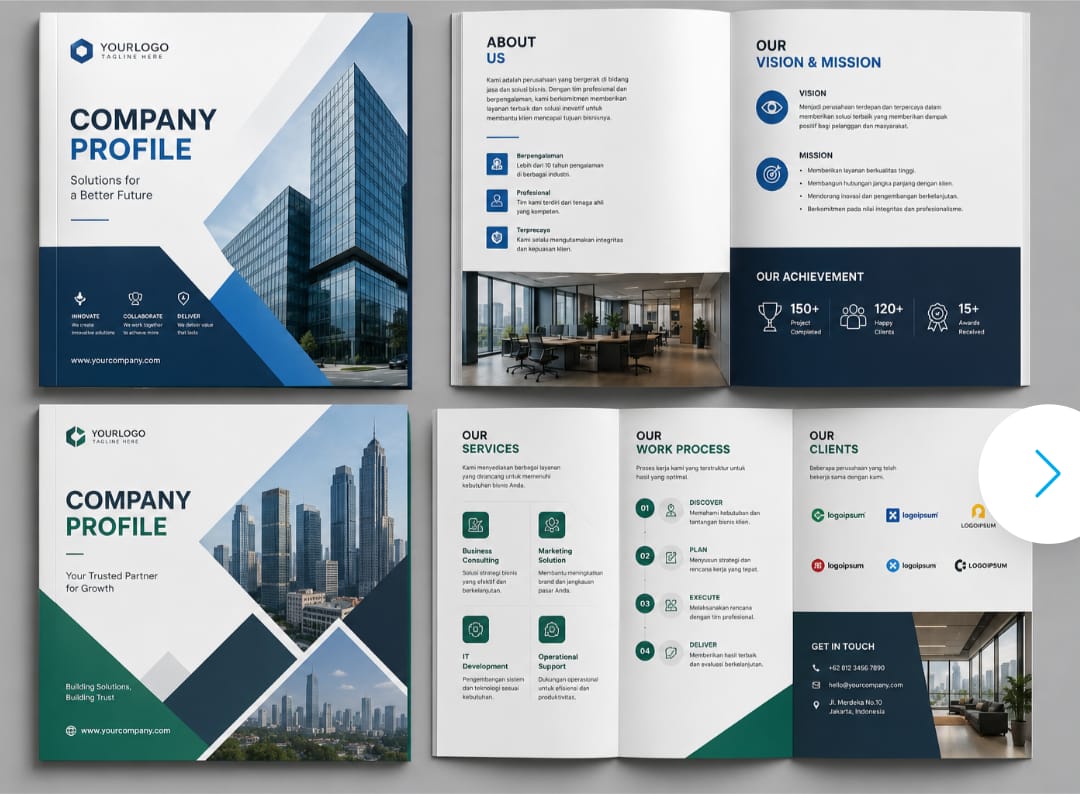 Contoh Desain Company Profile 9