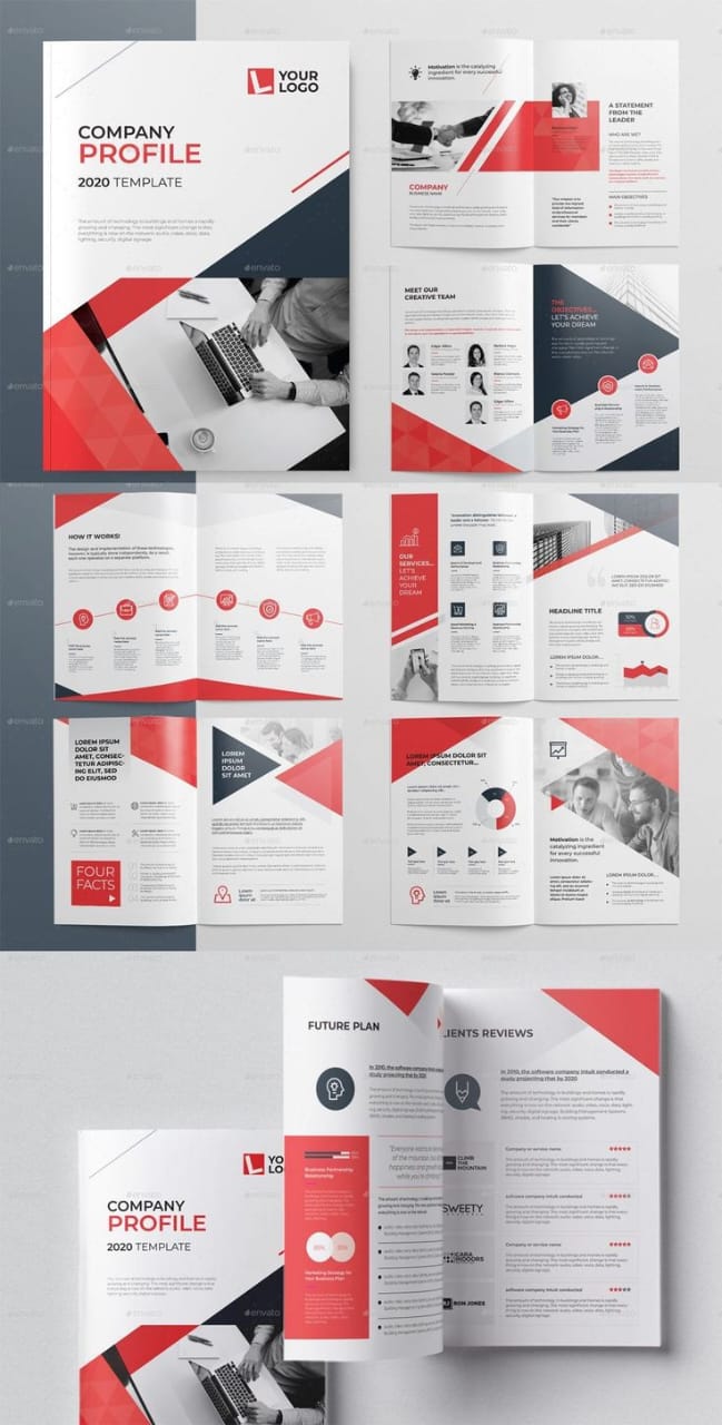 Contoh Desain Company Profile 11