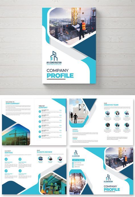 Contoh Desain Company Profile 13
