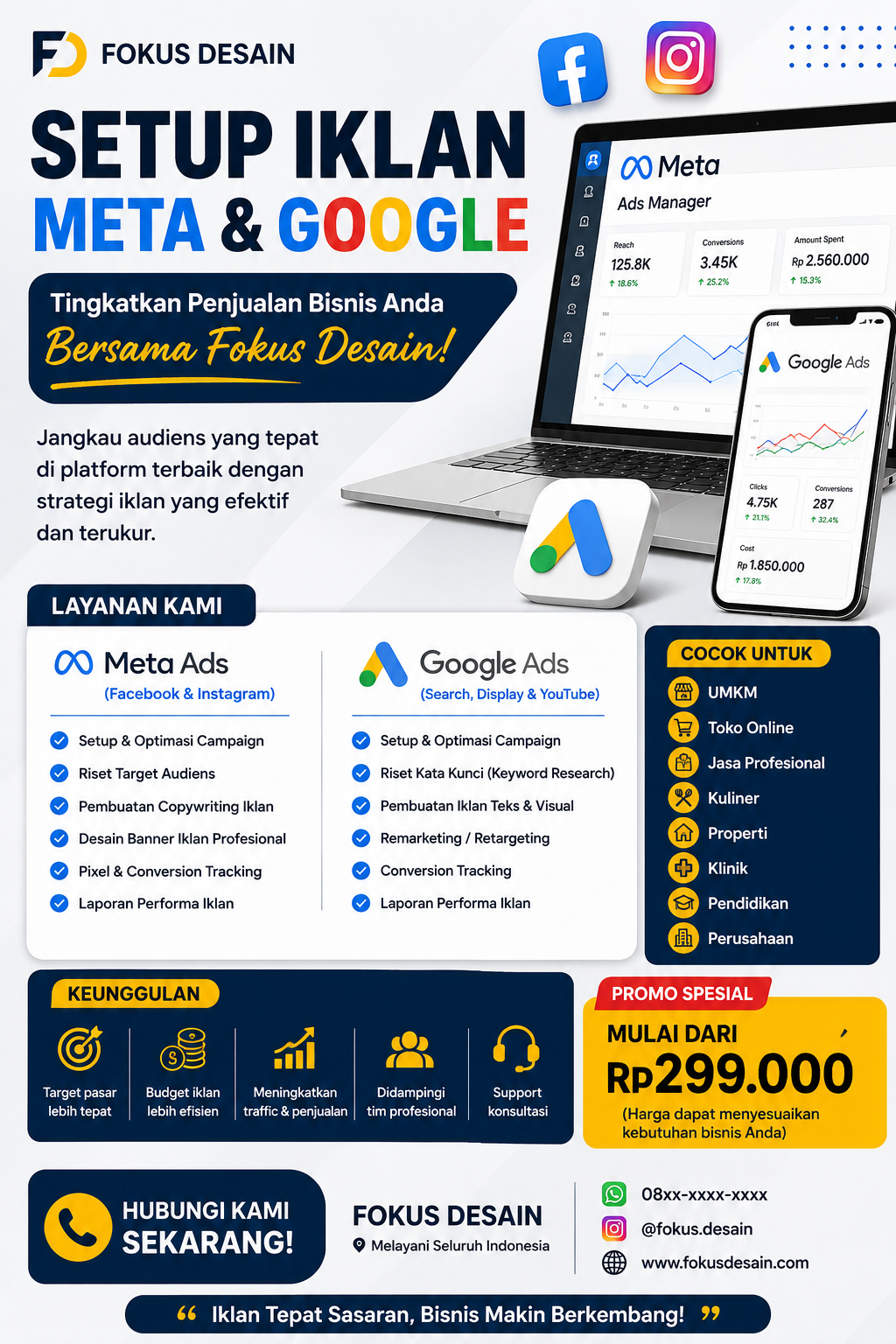 Contoh Setup Iklan Meta & Google 10