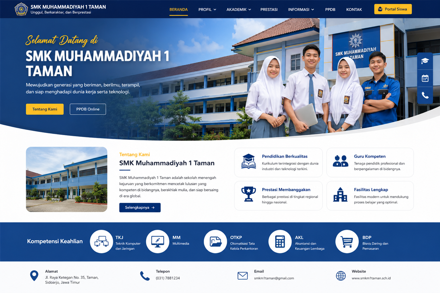 Contoh Website Sekolah 12
