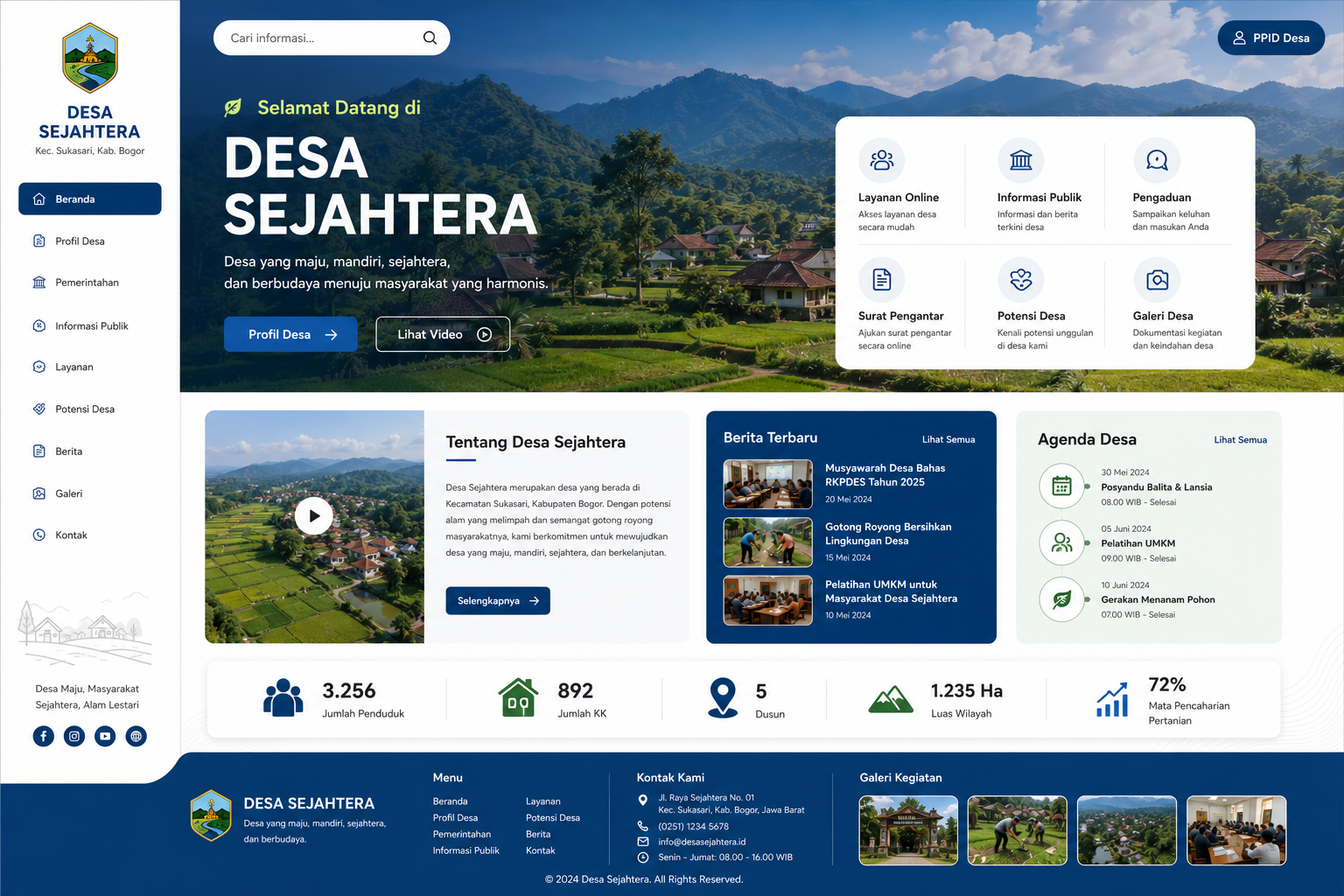 Contoh Website Desa 8
