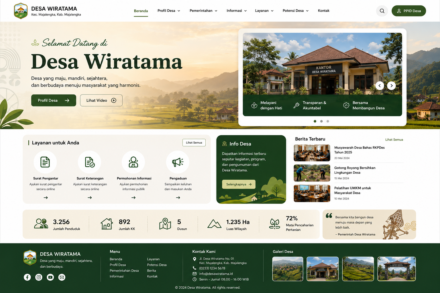 Contoh Website Desa 9