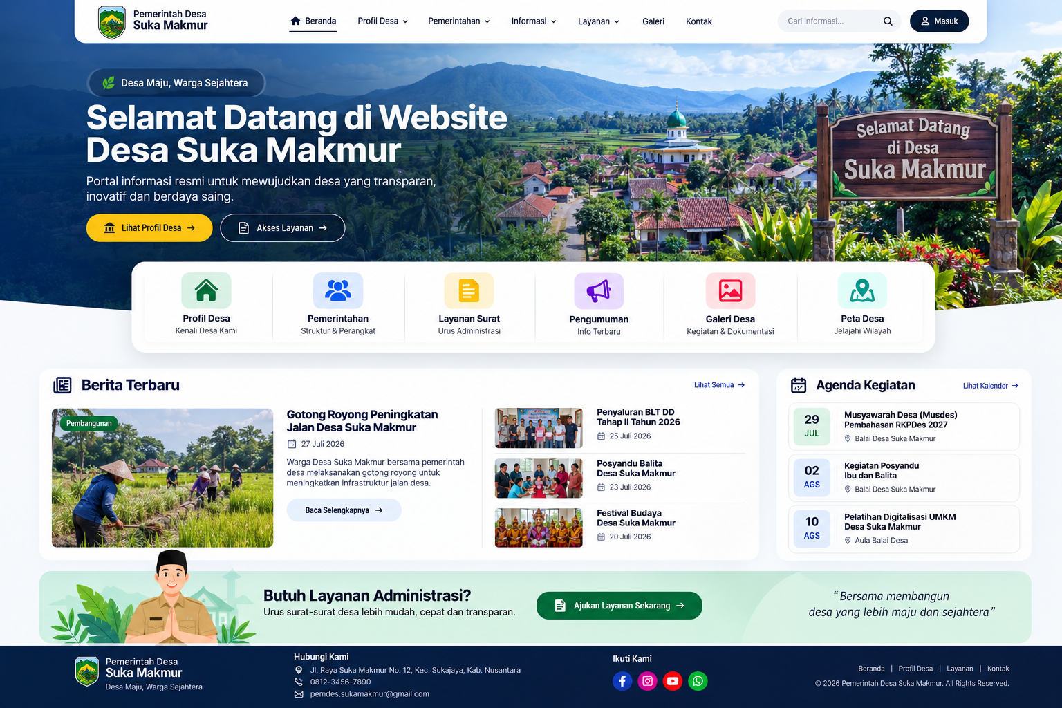 Contoh Website Desa 10