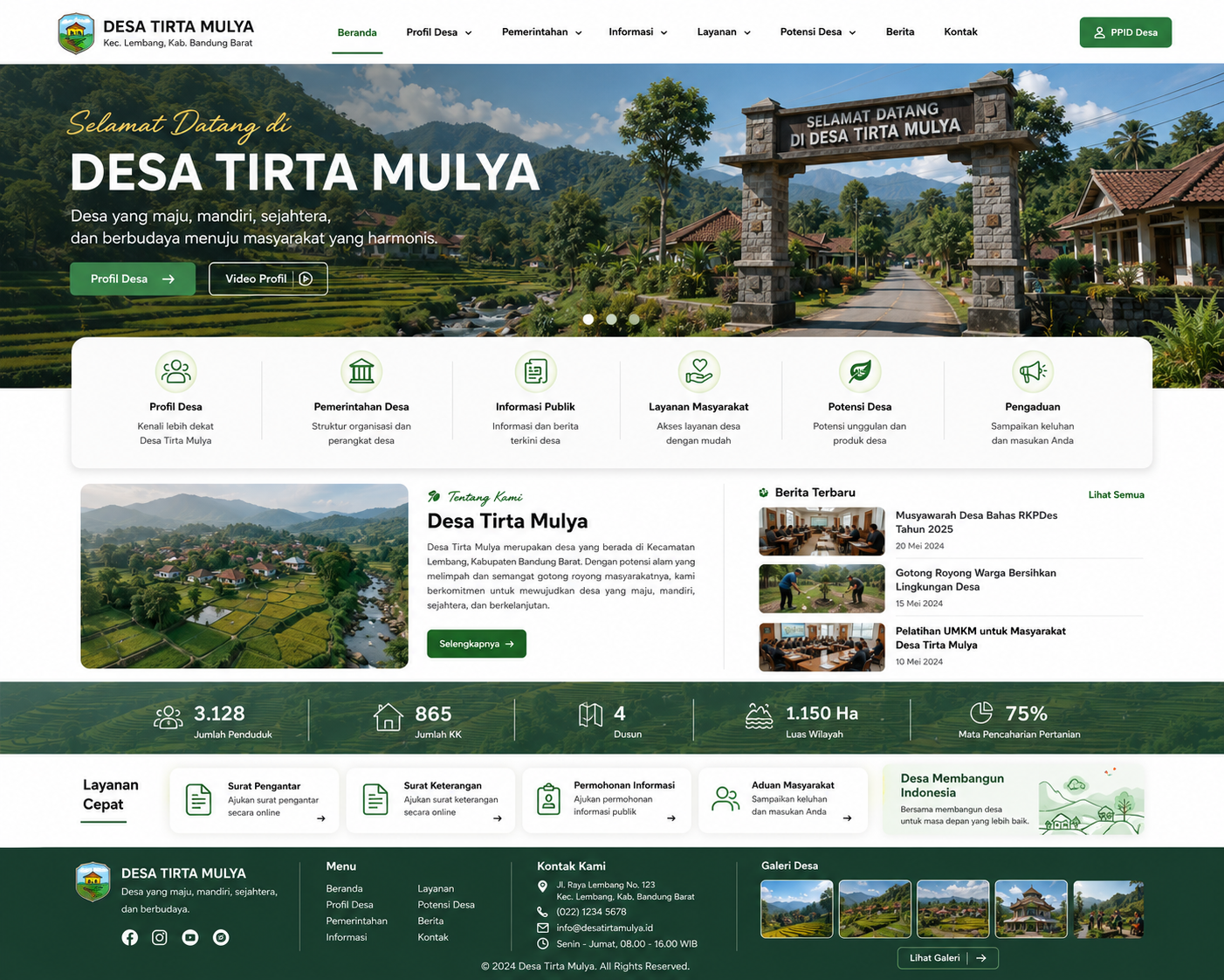 Contoh Website Desa 12